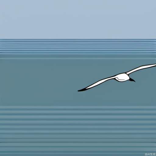A seagull flying by the sea