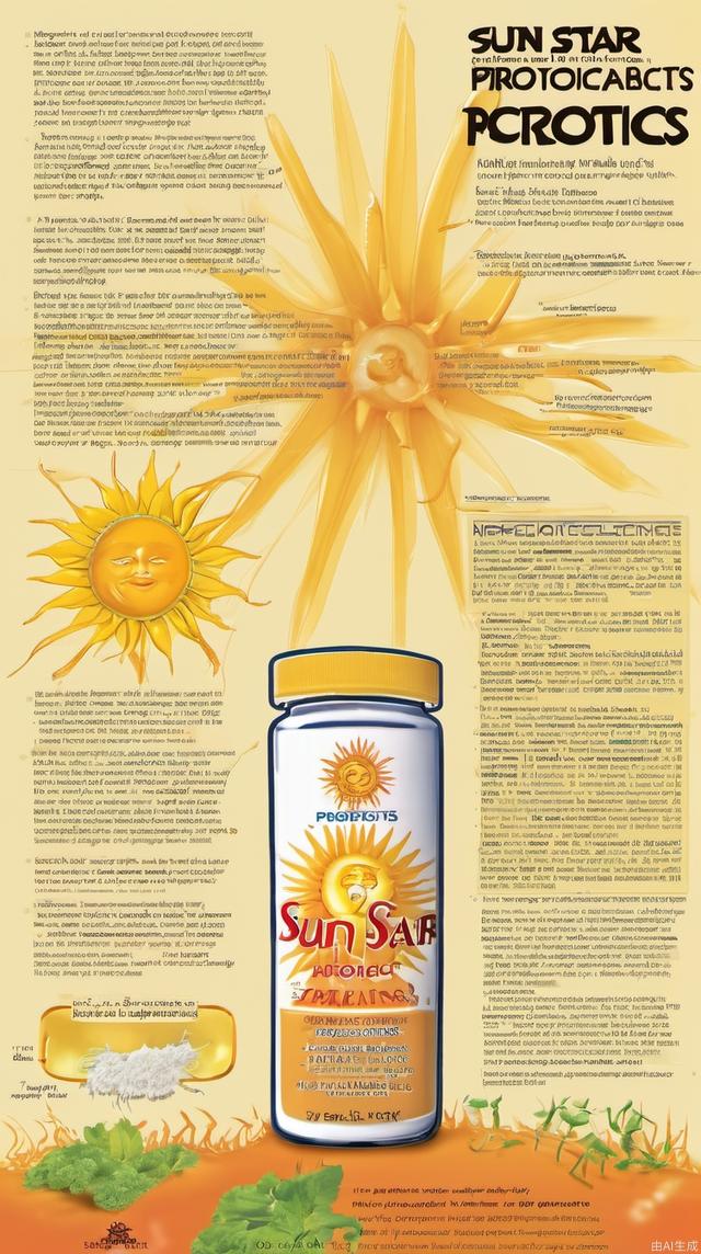 Help me make a poster for Sun Star Probiotics
