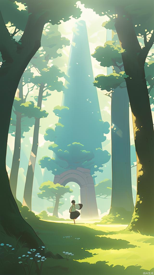 (masterpiece, best quality:1.2),sunlight,ghibli,wide angle,backlighting,fairy tales,hayao miyazaki,fantasy,unmanned,outdoor,lovely,landscape