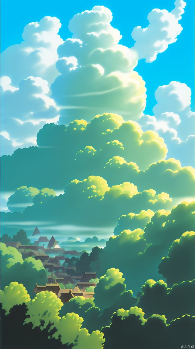 (masterpiece, best quality:1.2),sunlight,ghibli,wide angle,backlighting,fairy tales,hayao miyazaki,fantasy,unmanned,outdoor,lovely,landscape, cloud,