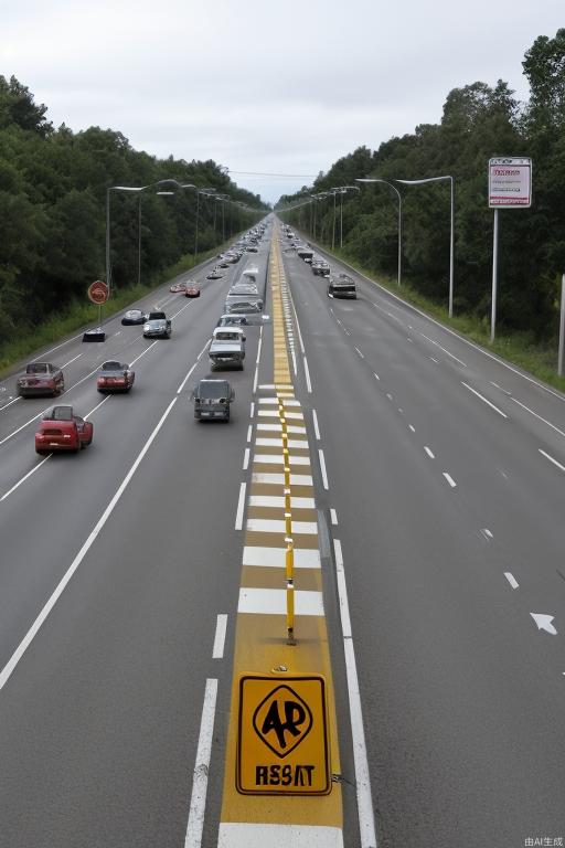 Road traffic height limit pole