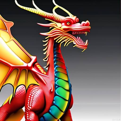 Chinese wind, fire breathing dragon, camera, can be commercially registered as trademarks