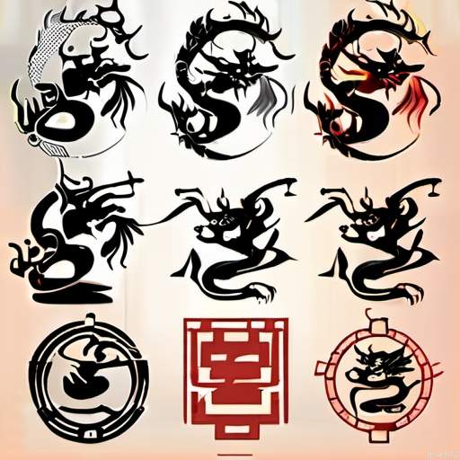 Chinese dragon elements, fire elements, including film and television films, can be commercially registered as trademarks, in color