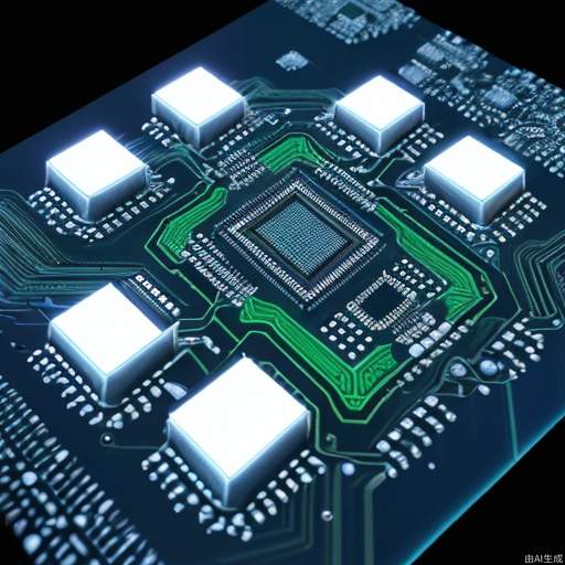 The technology-aware chip is generated by 3D mapping and is colored blue light