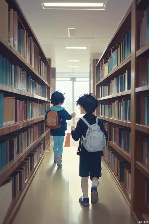 Mom, I want to go to the library. Okay, mom will take you there, but I haven't been there for more than a week. If you live in Jindi Huayue, the child said he wants to go to the library. Mom said, you can go there by yourself. The child happily goes to the library by himself