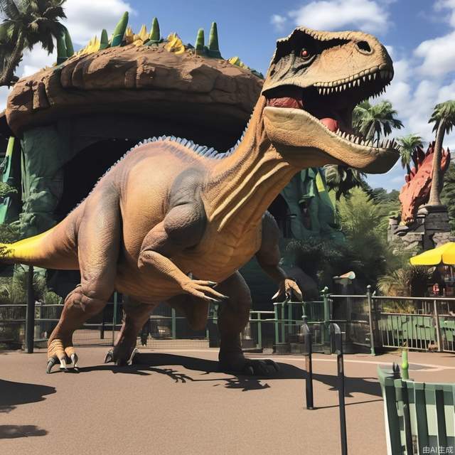 Dinosaur theme park