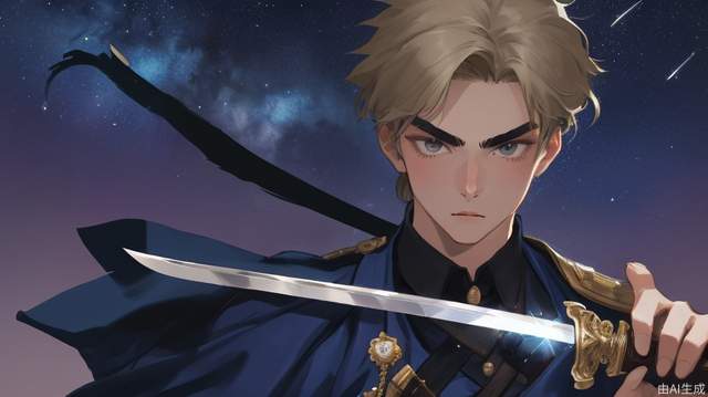 The young man's sword eyebrows and starry bearing are extraordinary