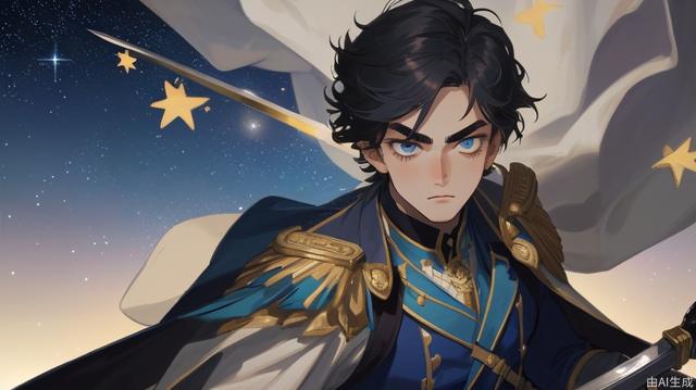 The young man's sword eyebrows and starry bearing are extraordinary