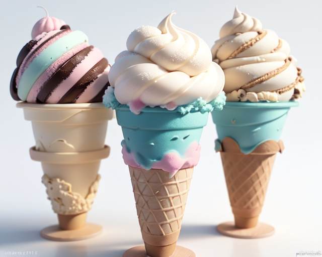 (best quality:1.2),ice cream,(simple background:1.5),(white background:1.3),(ice cream:1.2),light green,pink,white,Macron tone,sarah saunders,blue background,illustratio,ice particles,snow,fluid,yotobi,pastelle,elaine benes,style of paolo parente,morearea,masterpiece,best quality,3D, museum