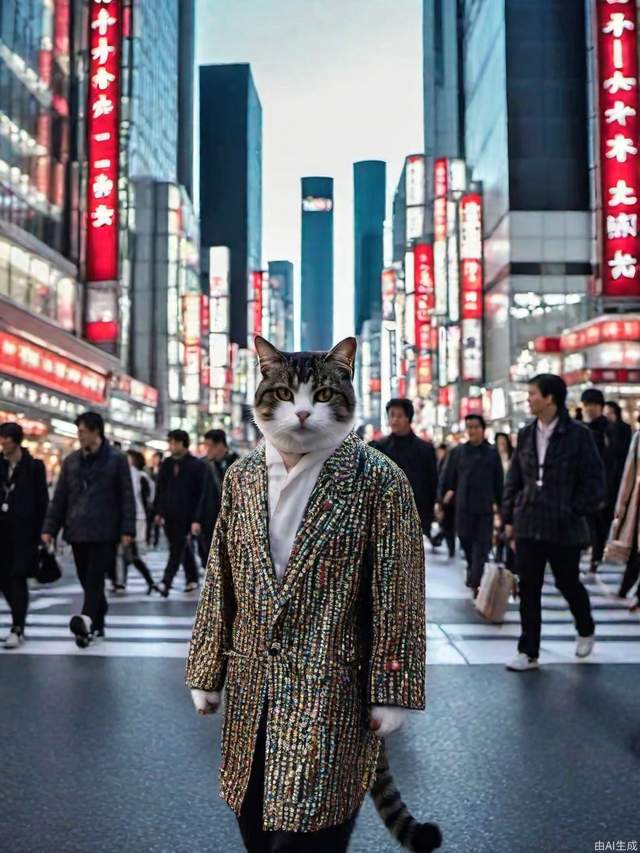 A cat travels the world to Tokyo, Shanghai, New York, Paris