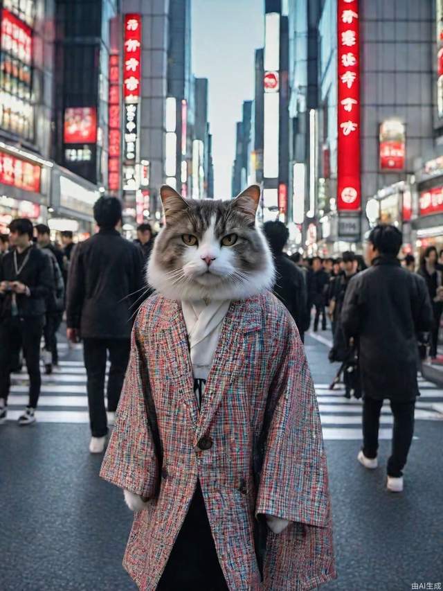 A cat travels the world to Tokyo, Shanghai, New York, Paris