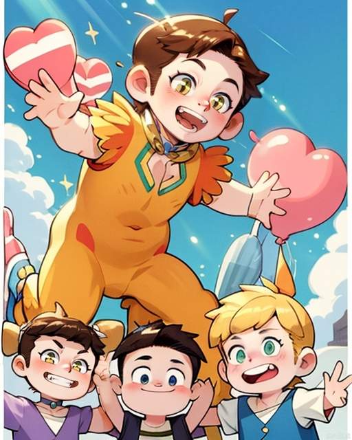 精致、清晰、高清、精致、可爱、卡通、漂亮 - Fine AI 创作平台