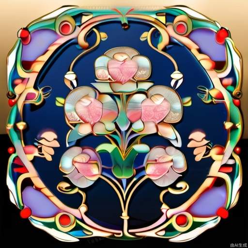 Cloisonne, filigree, anime style