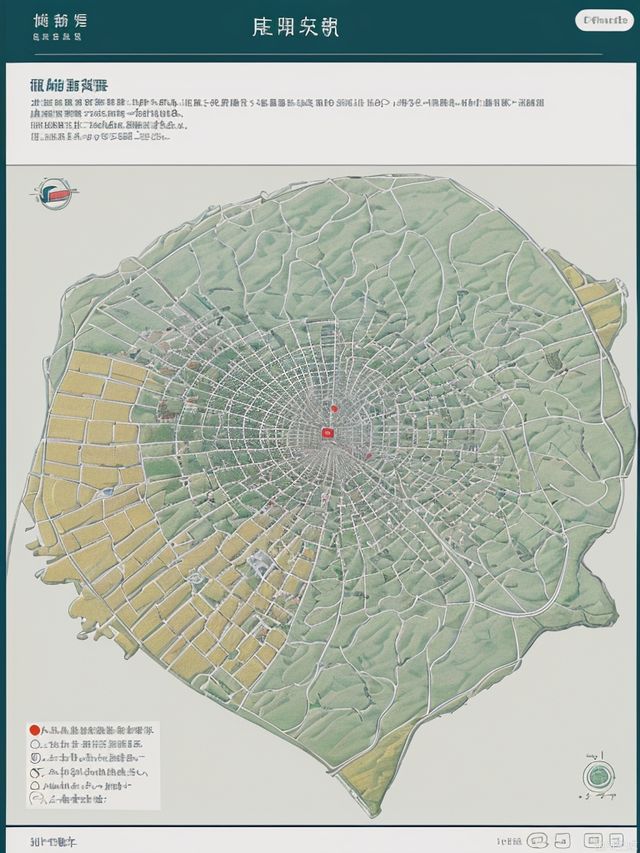 Draw a map of the city of Hefei in the style of Van Gogh