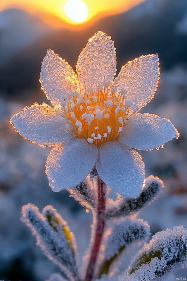 flower in winter