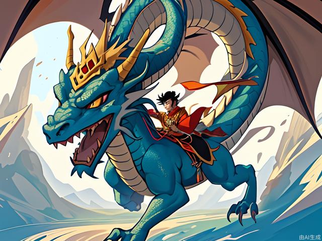 Journey to the west, donghai dragon king, male, teen