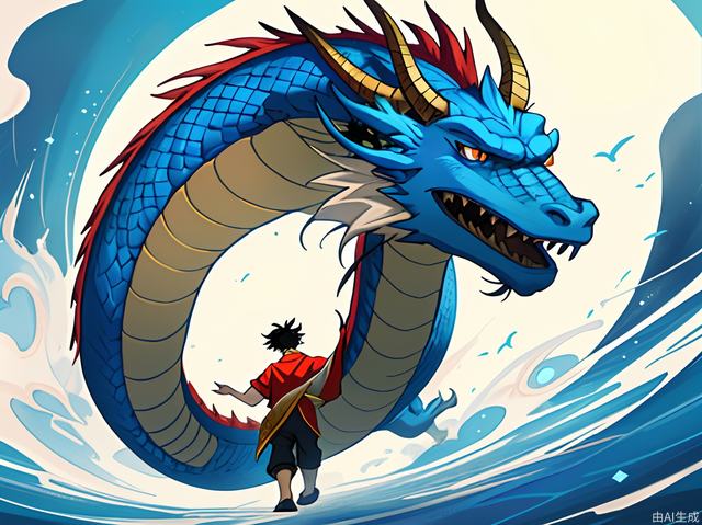 Journey to the west, donghai dragon king, male, teen