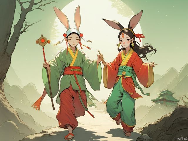 Journey to the West, Chang'e and Jade Rabbit, teenager