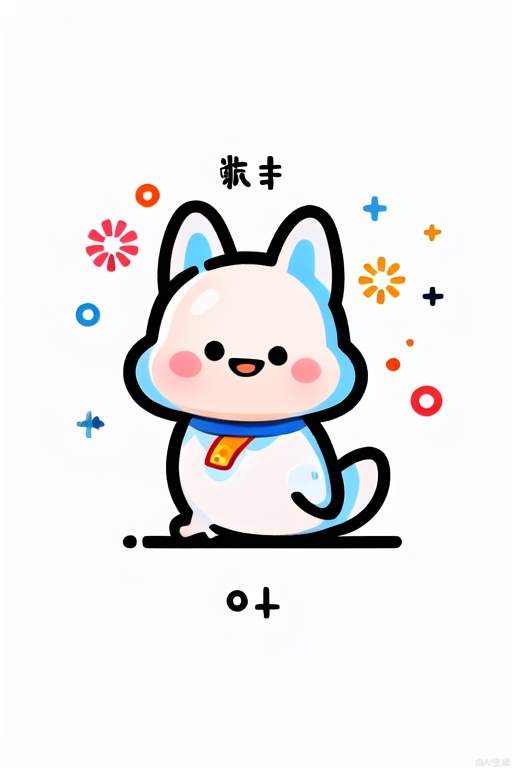 单色粗线涂鸦，平面最小二维插图，樱桃