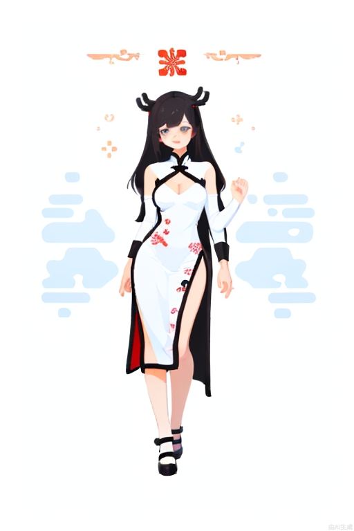 插图，bishoujo，white_ba