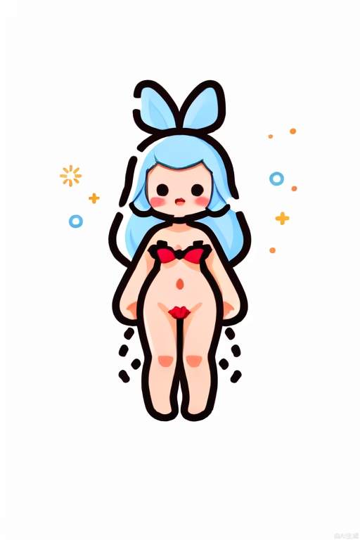 插图，bishoujo，white_ba