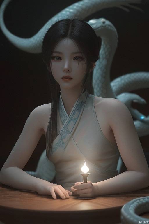 a boy，Jia Baoyu sat in his room with an oil lamp on the table in front of him.
He picked up the piece of psychic jade and rubbed it repeatedly. Jia Baoyu was wearing a tattered plain dress, CG rendering, 3D national style animation effect (refer to the origin of the white snake, the legend of Nezha, Nie Xiaoqian), dark tone, cold and warm contrast, medium shot, heavy scene, strong depth of field, good sense of space. CG rendering, 3D national style animation effect (refer to the origin of the white snake, the legend of Nezha, Nie Xiaoqian), dark tone, cold and warm contrast, close shot, strong depth of field, good sense of space.