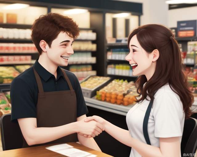 Happy conversations with many customers