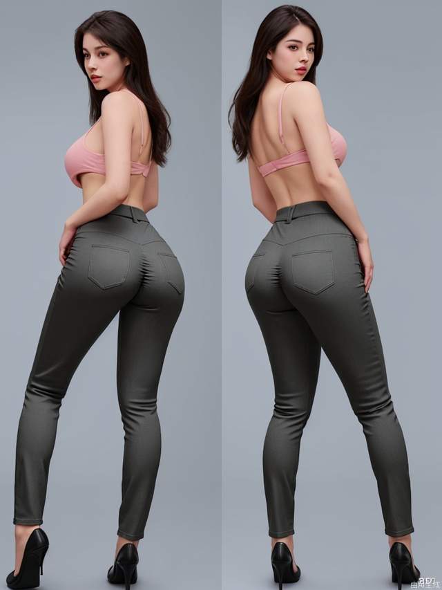 pants ass woman