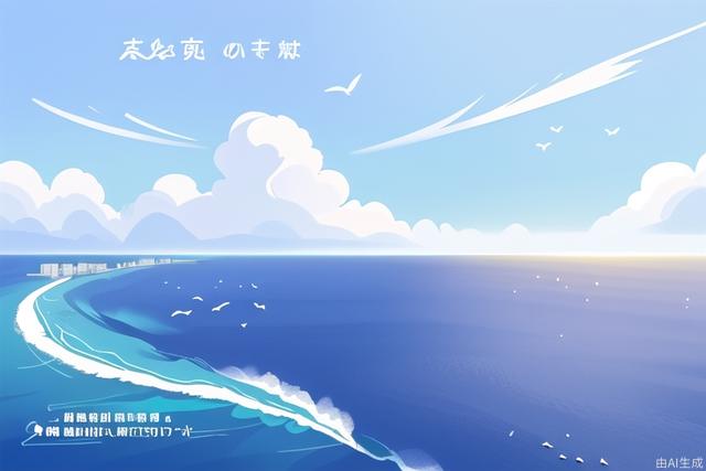 Ocean, wind, Dapeng, clear sky