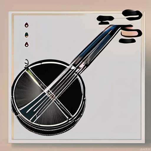 Illustration of the musical instrument Sheng, with musical elements