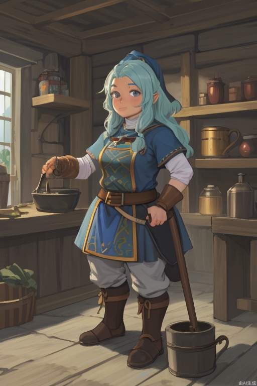 Female, Dwarf, Blacksmith