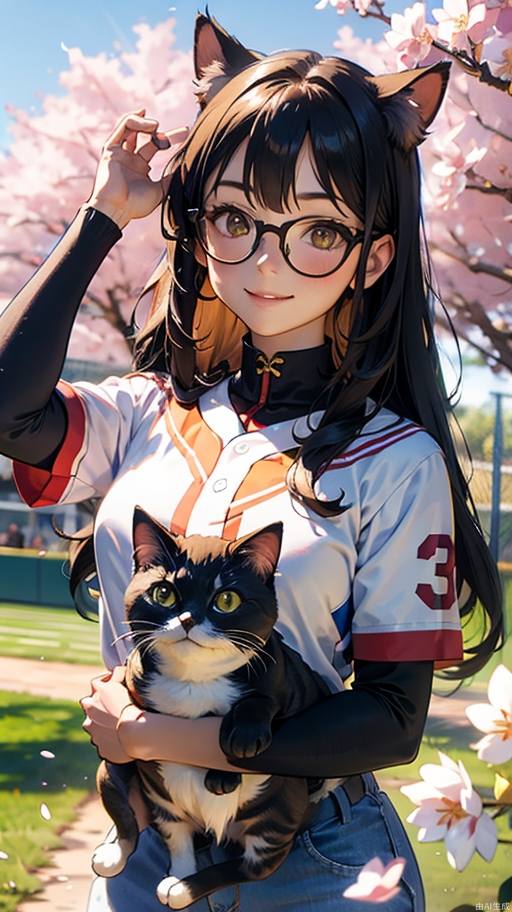 1girl_tall，棕色长发，微笑，大
