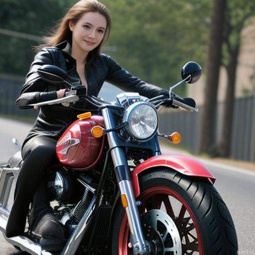 Motorcycle girl