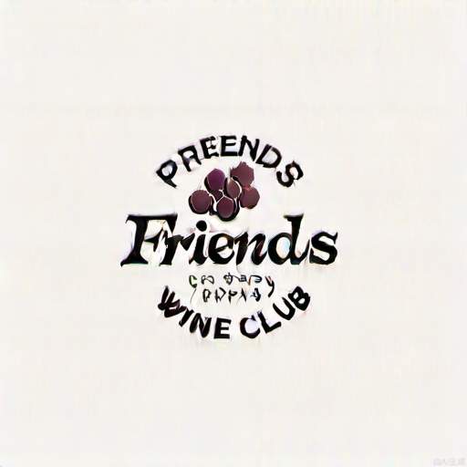 The sign of a craft pub called Friends Wine Club, in Japanese style