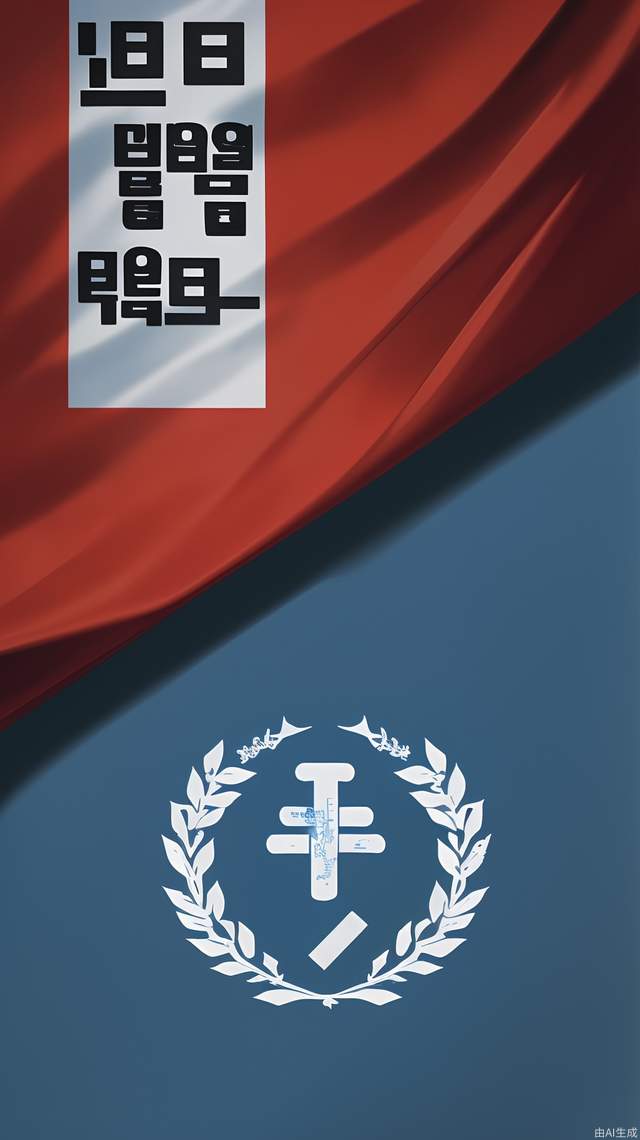 With the Chinese flag as the background, make a promotional video poster about veterans of Resistance to the United States and Aid Korea, without specific military faces