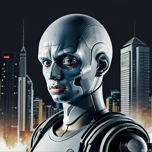 cyberpunk, cyberpunk style, humanoid robot,