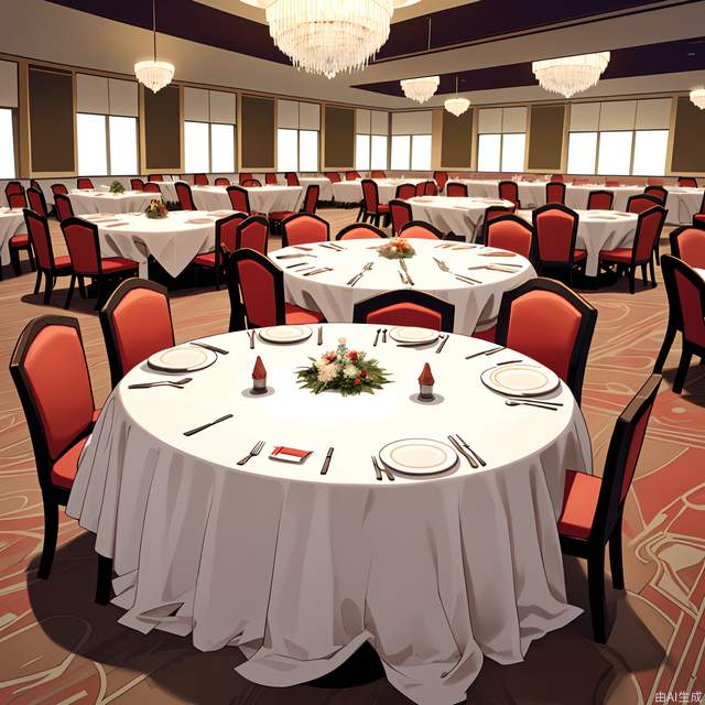 High throw, 100 million, reservation, 10,000 tables, banquet, table