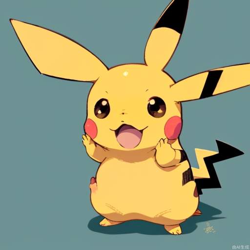 A cute Pikachu.