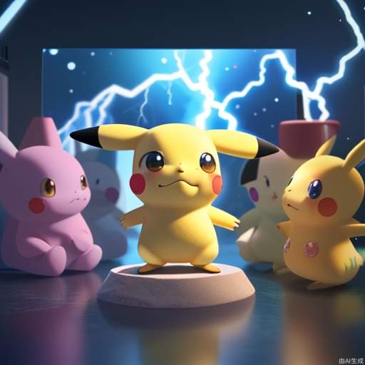 A cute Pokemon Pikachu, all surrounded by yellow lightning, lightning is unleashing, in cyberpunk, wearing Iron Man's red and yellow armor, colorful universe in the background, surrounded by waves, blind box, bust, sacred movie edge lighting, natural light, realistic lighting and shadows, the best quality light tracking, 8k 3d, Cinema 4D, Sintan rendering, Pixar, pastel colors, blender, super detail--ar 3:4--niji 5--v 5--s 250