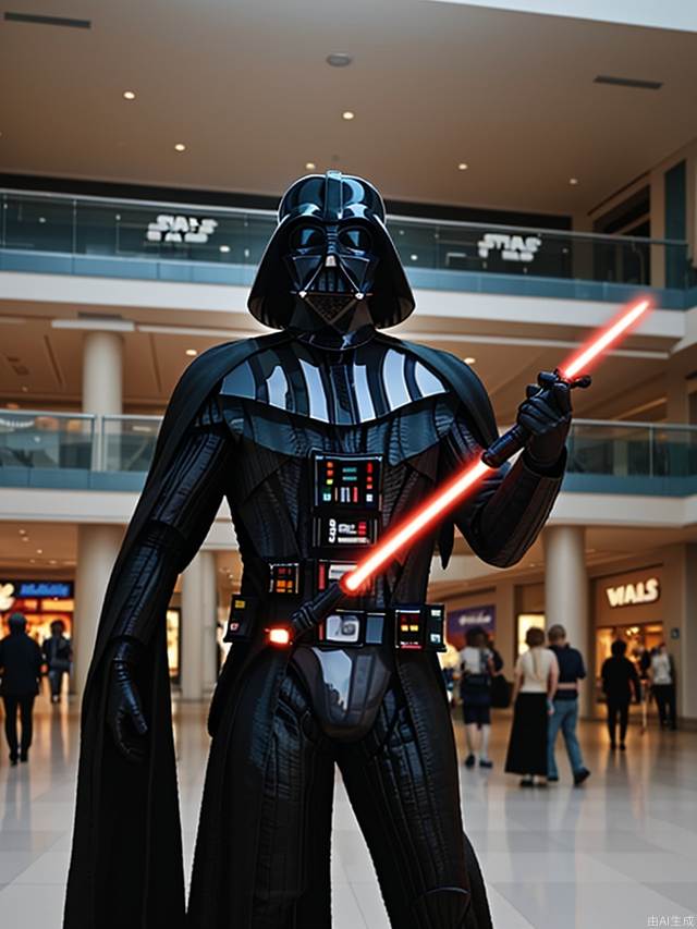 Darth Vader at the mall