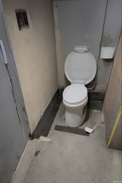 There's no cover around a person shitting