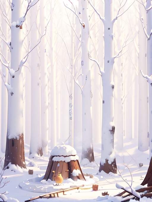 Best Quality, High Resolution, Perfect Illumination, (Extremely Fine CG: 1.2), 32K. (Fallen Forest Art Form, Solo: 1.5), Snow, Forest, Winter, Snow Elf, Blossom Spray, Snowflake Microlandscape, White, Simple, Clean Light Background, Light Tracking, Natural Light, C4D, OC Rendering, (Masterpiece: 1.2)
