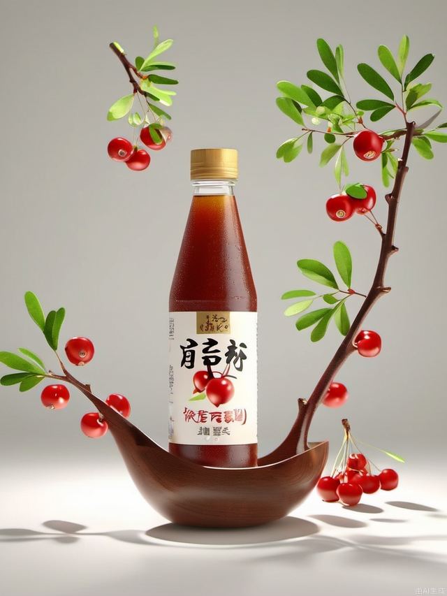 Soy sauce, Fresh sauce, Fluid,hawthorn tree, Color difference


C4D,3D renderer, cartoon, five-point lighting, studio lighting,commercial photography,white background, product view,bright environment, studio lighting, OC, rendering, super details, platform, professional photography, hyper realistic, cinematic lighting, high details, UHD