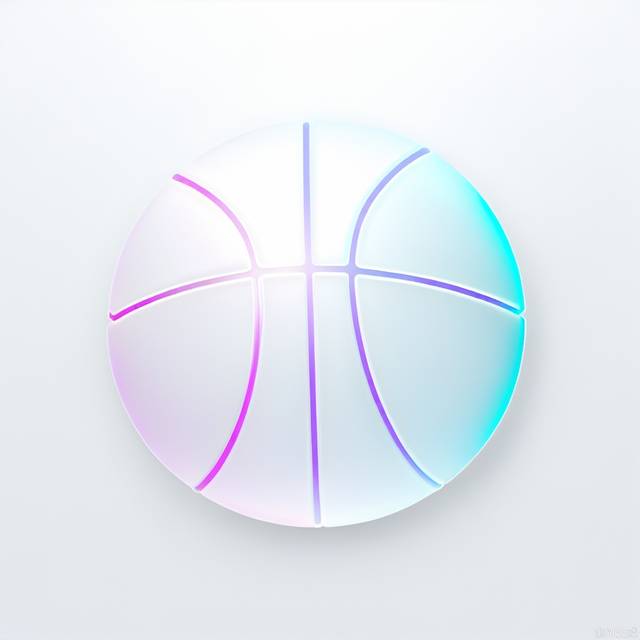 ohaxicxn icon, basketball symbol, frosted texture, white neon light, simple background,apps,  <lora:sdxl_iconlora-000016:0.6>