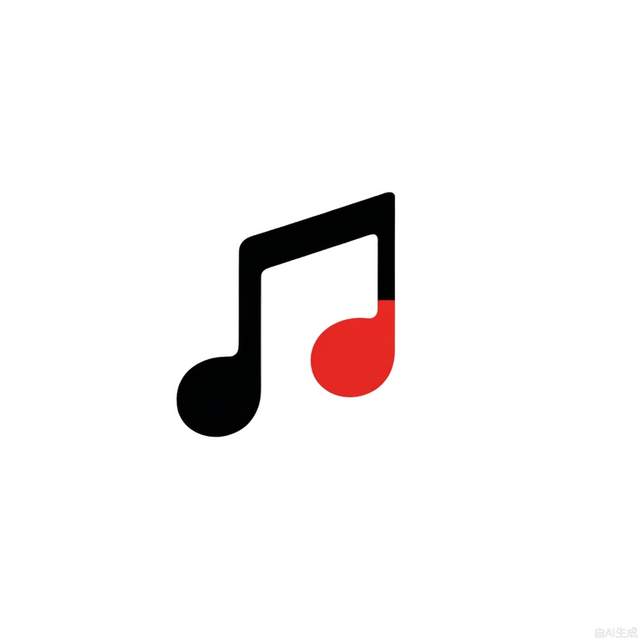 a black and white image of a Music with a red scarf on its head, in the style of minimalistic japanese, colorful animations, logo, tupinipunk, soft and rounded forms, rinpa school, flat shapes