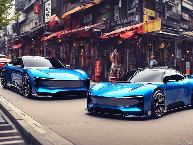 xin_che,electric modified cars,Japanese domestic markets,1 car,ground vehicle,motor vehicle,((masterpiece)),extremely detailed,highly detailed, fine detail, intricate, insanely detailed,((blue)) best quality,depth of field,street photography,realistic,(((Full Display)))