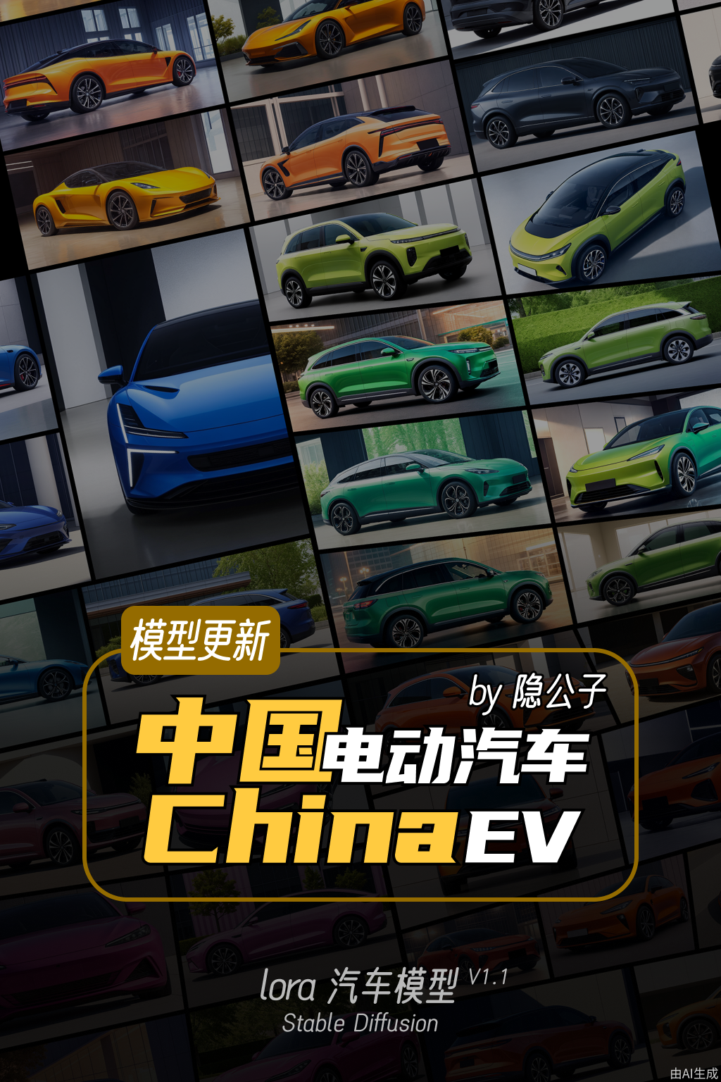 汽车模型⋅中国电动汽车|China EV_V1